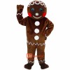 Mr. Gingerbread Lightweight Cartoon Mascot Costume