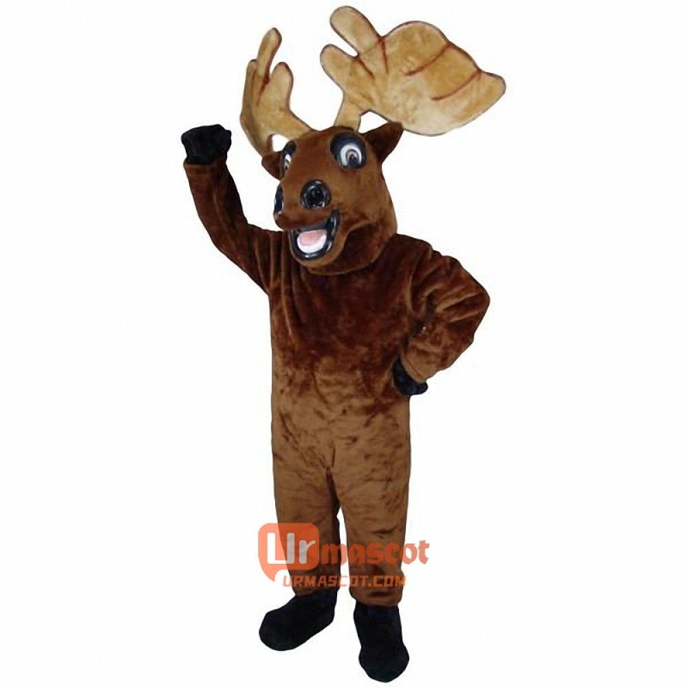 Mr. Moose Cartoon Mascot Costume