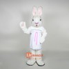 Mrs. White Bunny Mascot Costume Cosplay Outfits