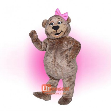 Ms Bear Mascot Costume Cosplay Outfits