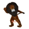 Muscle Lion Cartoon Mascot Costume Plush with Mask