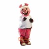 Ollie Oink Pig Cartoon Mascot Costume