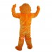 Orange Bear Cartoon Mascot Costume Plush with Mask