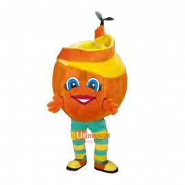 Orange Custom Cartoon Mascot Costume