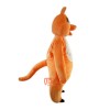 Orange Kangaroo Cartoon Mascot Costume Plush with Mask
