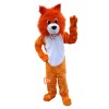 Orange Lion Cartoon Mascot Costume Plush with Mask