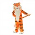 Orange Tiger Cartoon Mascot Costume Plush with Mask
