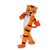 Orange Tiger Cartoon Mascot Costume Plush with Mask