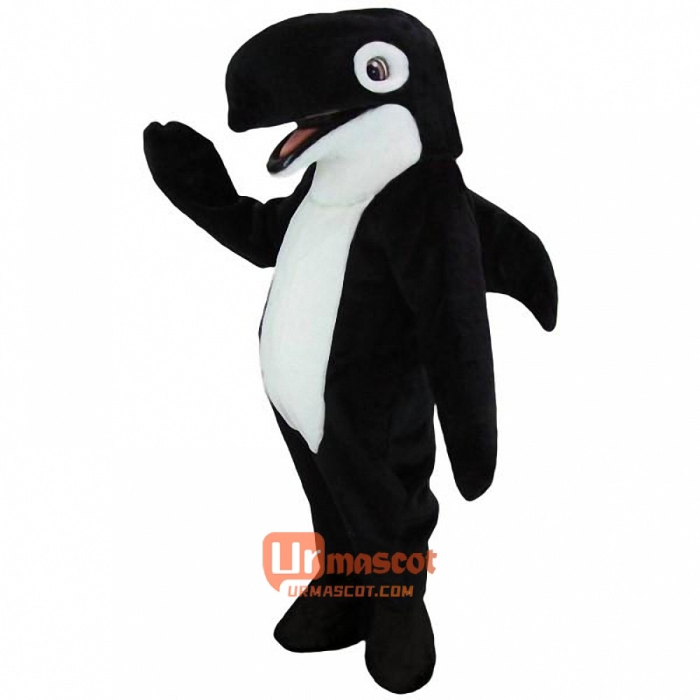 Orca Cartoon Mascot Costume