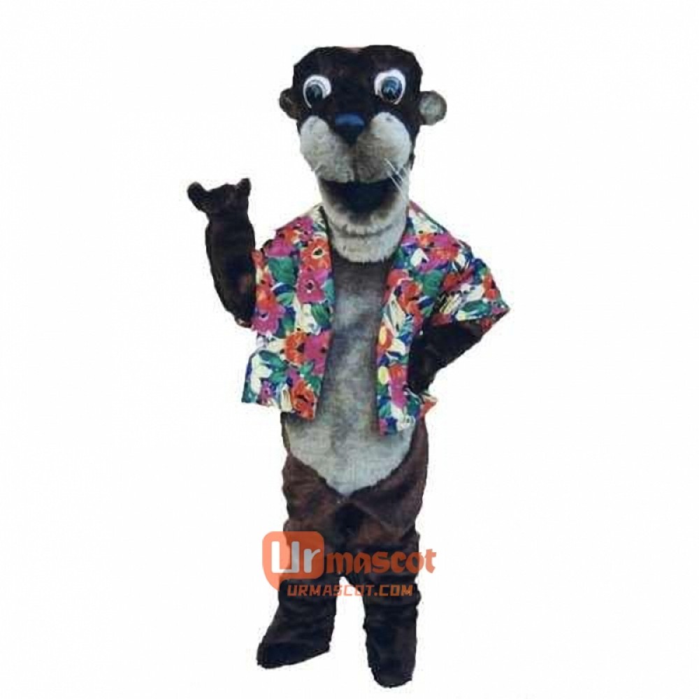 Otter Cartoon Mascot Costume