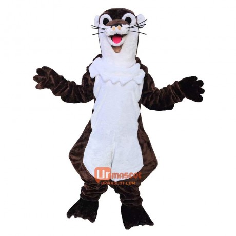 Otter Mascot Cartoon Mascot Costume Plush with Mask