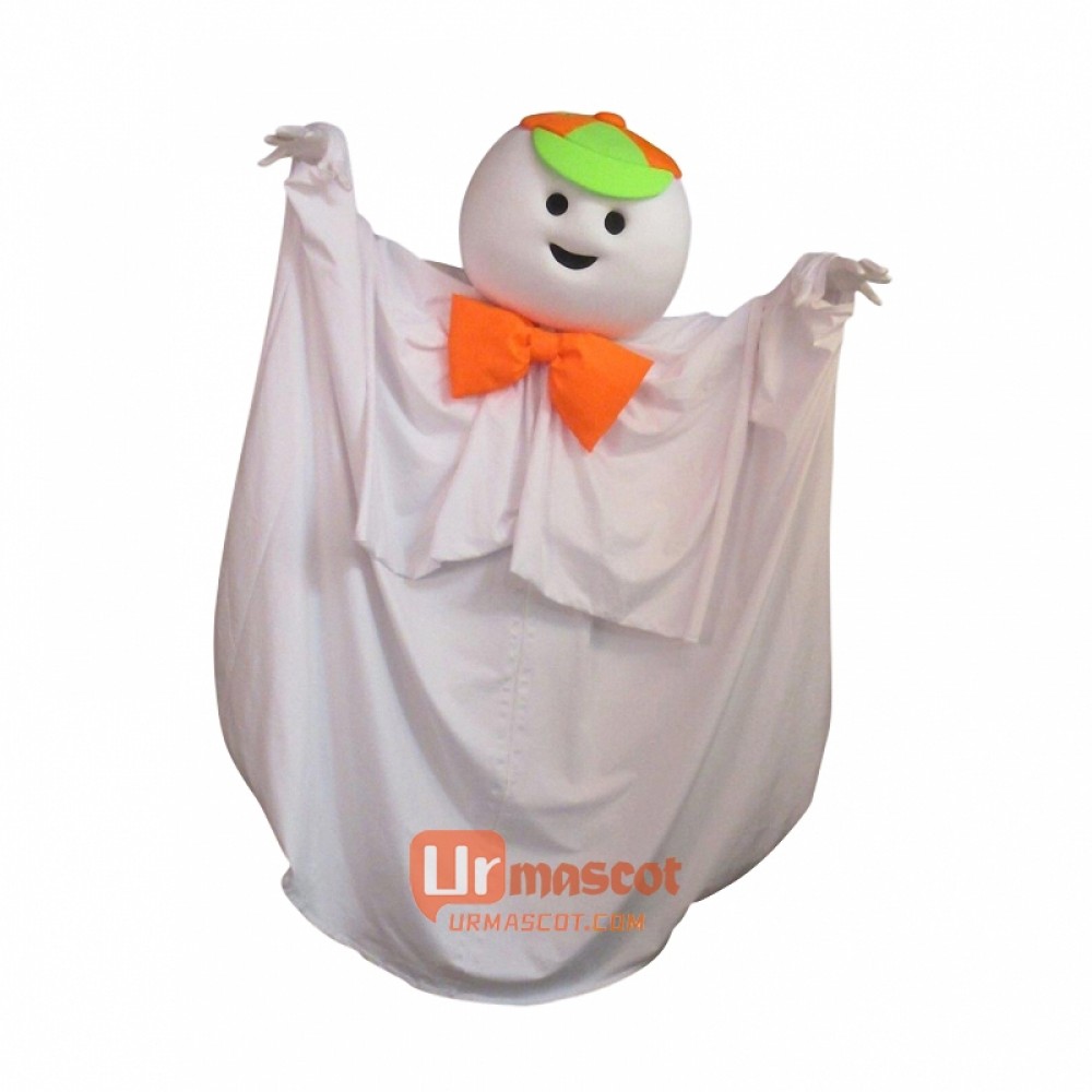 Otto the Ghost Custom Cartoon Mascot Costume