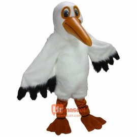 Paulie Pelican Cartoon Mascot Costume