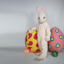 Peach Bunny Mascot Costume Cosplay Outfits