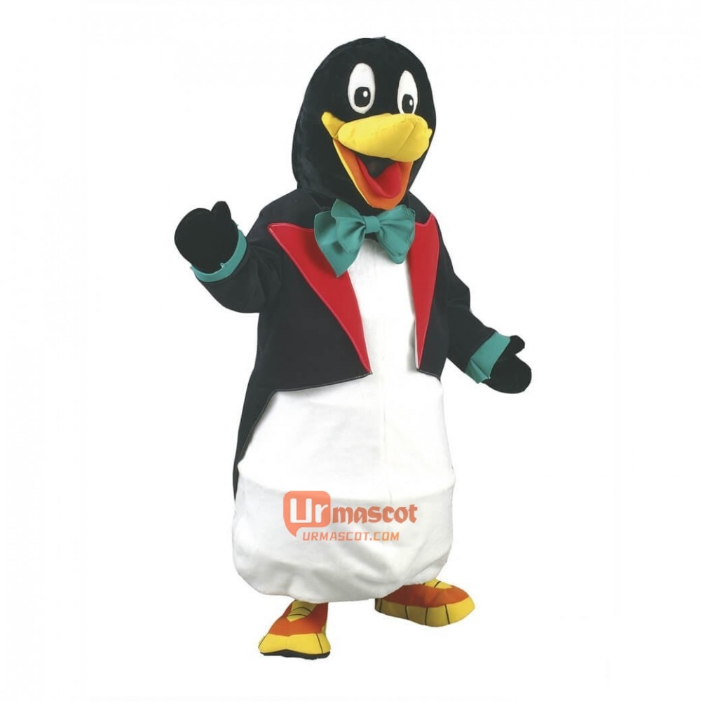 Penguin Cartoon Mascot Costume Plush with Mask Free Shipping