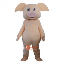 Pig Cartoon Mascot Costume Plush with Mask