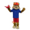 Pilot Cat Cartoon Mascot Costume