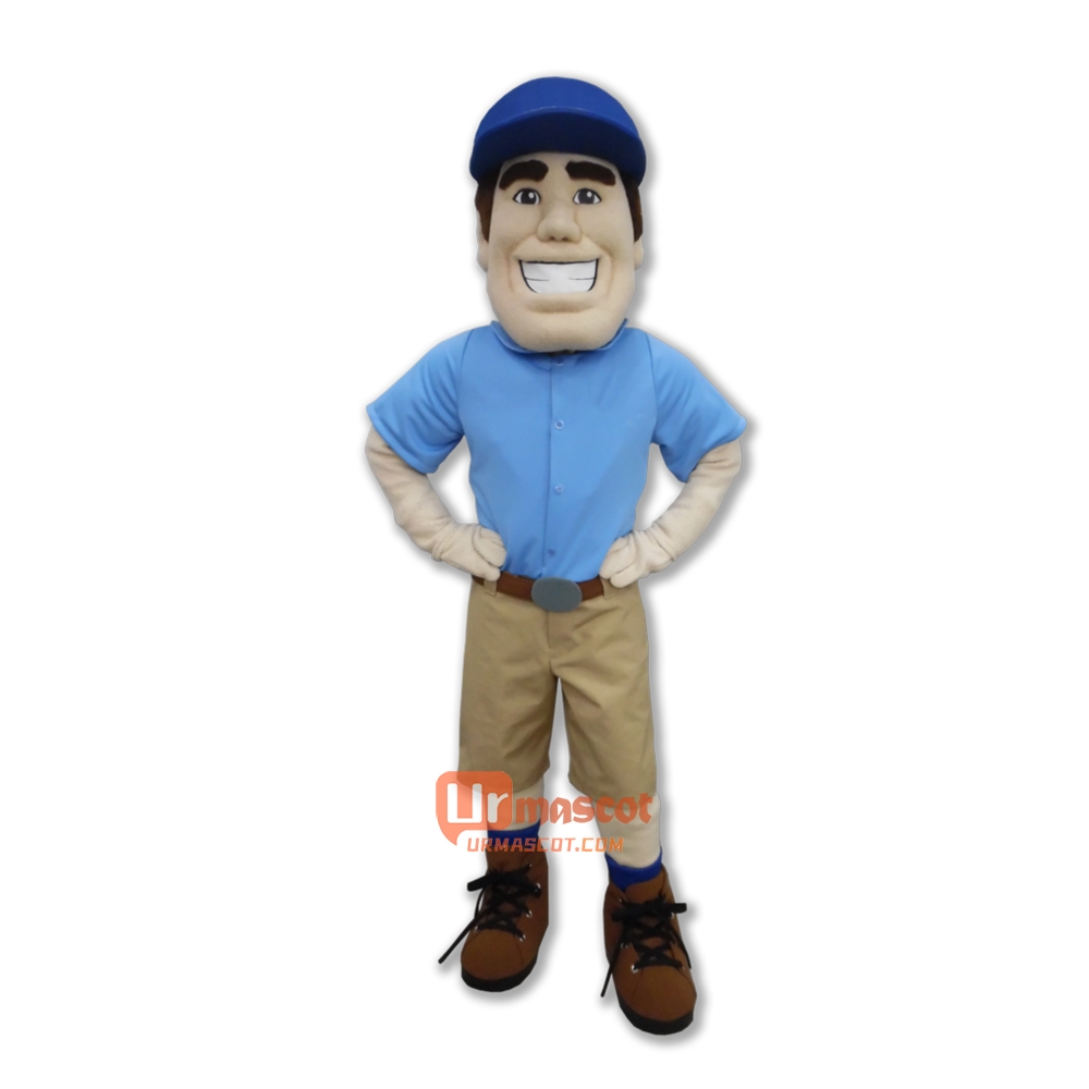 Pilot Pete Cartoon Mascot Costume