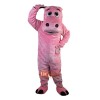 Pink Hippo Cartoon Mascot Costume Plush with Mask