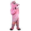 Pink Hippo Cartoon Mascot Costume Plush with Mask