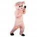 Pink Pig Cartoon Mascot Costume Plush with Mask