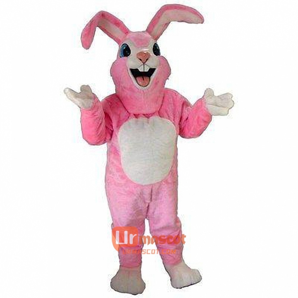 Pink Rabbit Cartoon Mascot Costume Cosplay Outfits