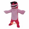 Pink shark Dolphin Cartoon Mascot Costume Plush with Mask