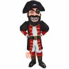 Pirate Captain Redbeard Cartoon Mascot Costume