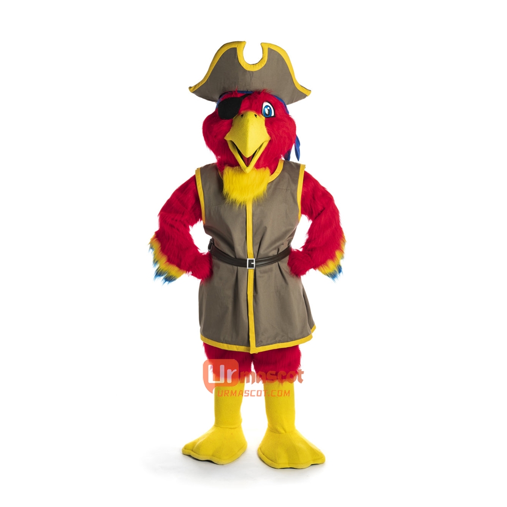 Pirate Parrot Mascot Costume Cosplay Outfits