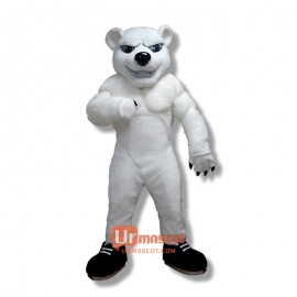 Polar Bear Cartoon Mascot Costume Cosplay Outfits