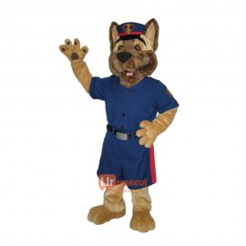 Police Dog Sarge Custom Cartoon Mascot Costume