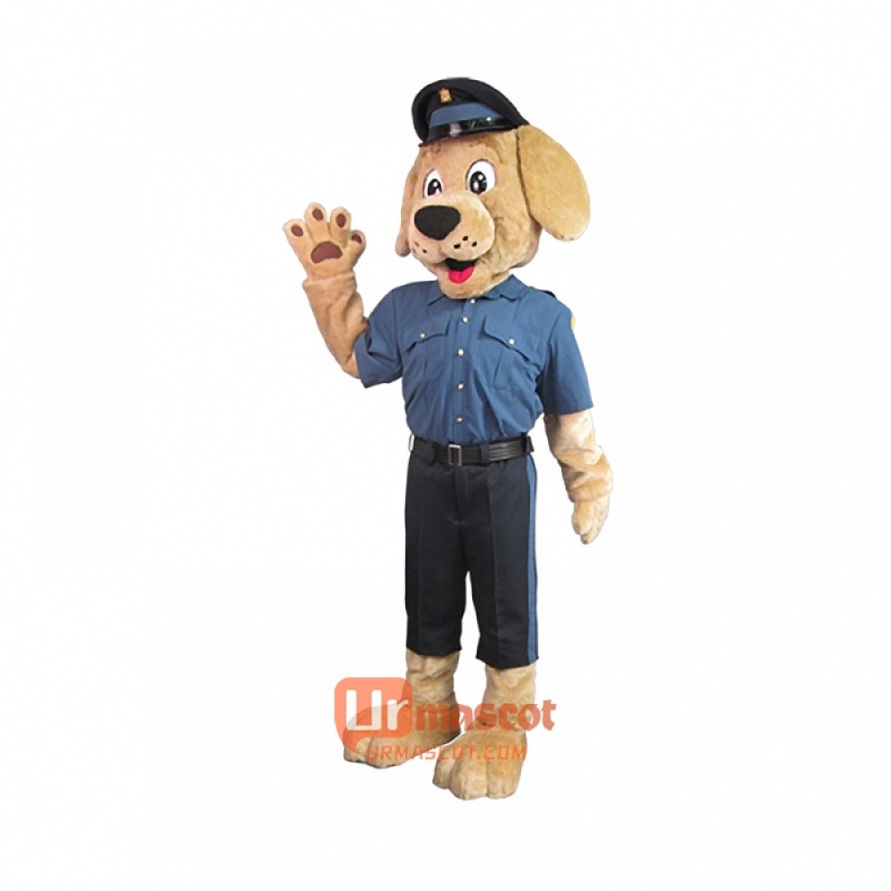 Police Handsome Dog Custom Cartoon Mascot Costume