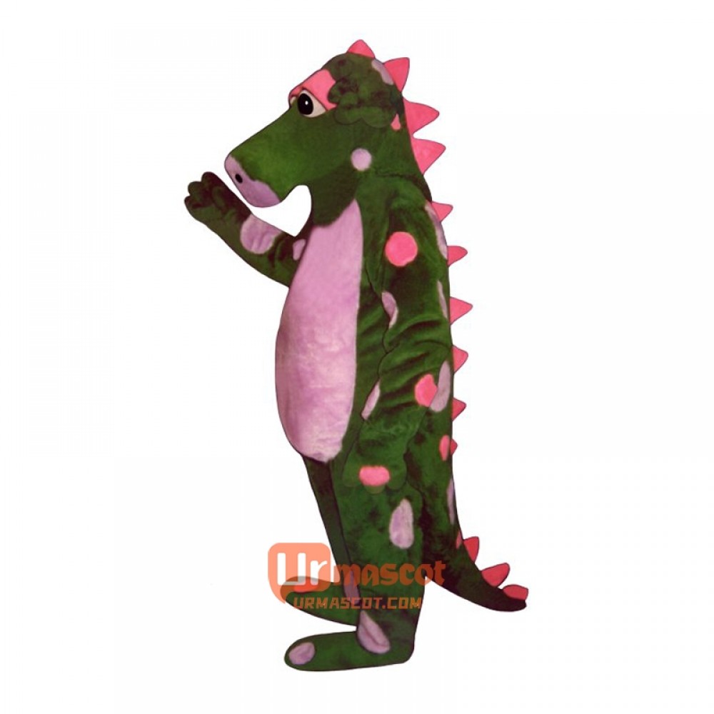 Polka Dot Dragon Cartoon Costume Mascot