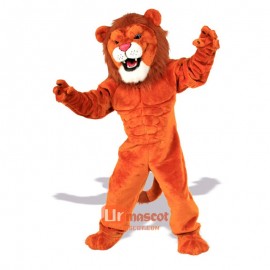 Power Cat Lion Cartoon Costume Mascot