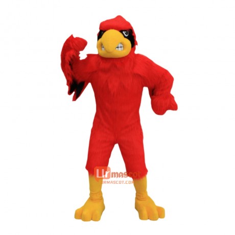Power Ferocious Cardinal Cartoon Mascot Costume