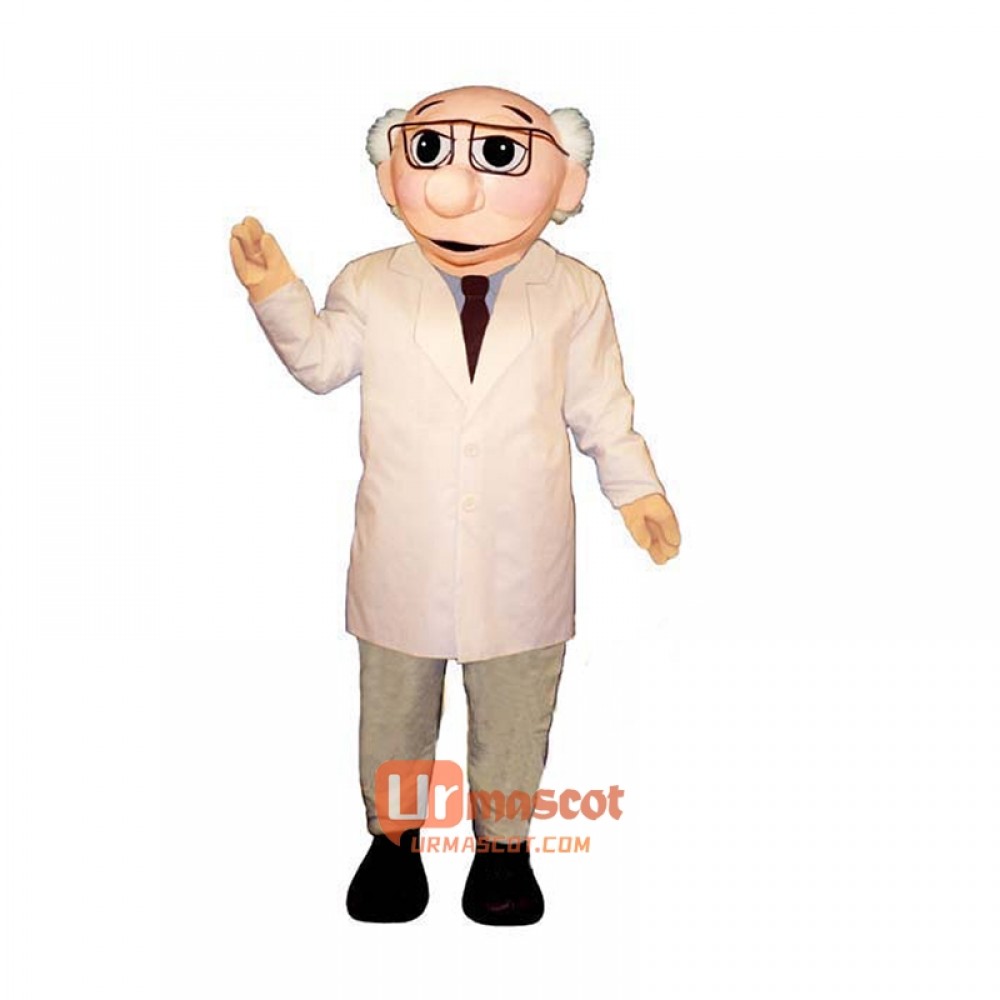 Professor Cartoon Costume Mascot