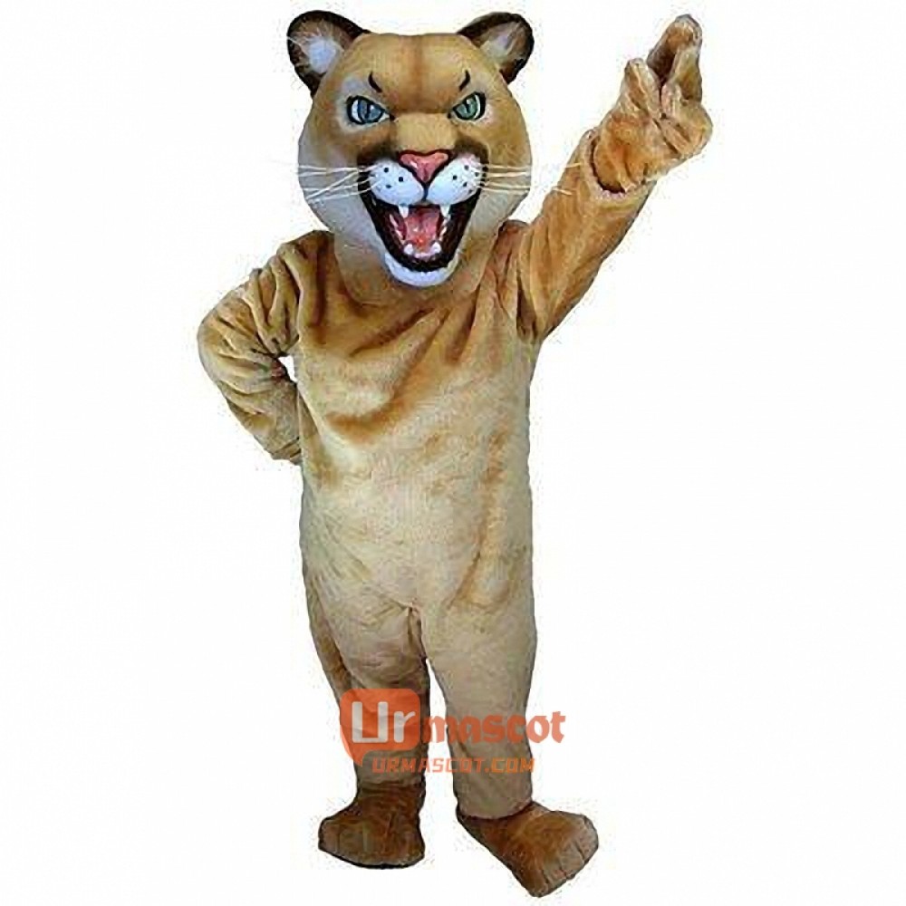 Puma or Cougar Cartoon Mascot Costume