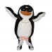 Punk Penguin Cartoon Mascot Costume Plush with Mask
