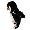 Punk Penguin Cartoon Mascot Costume Plush with Mask
