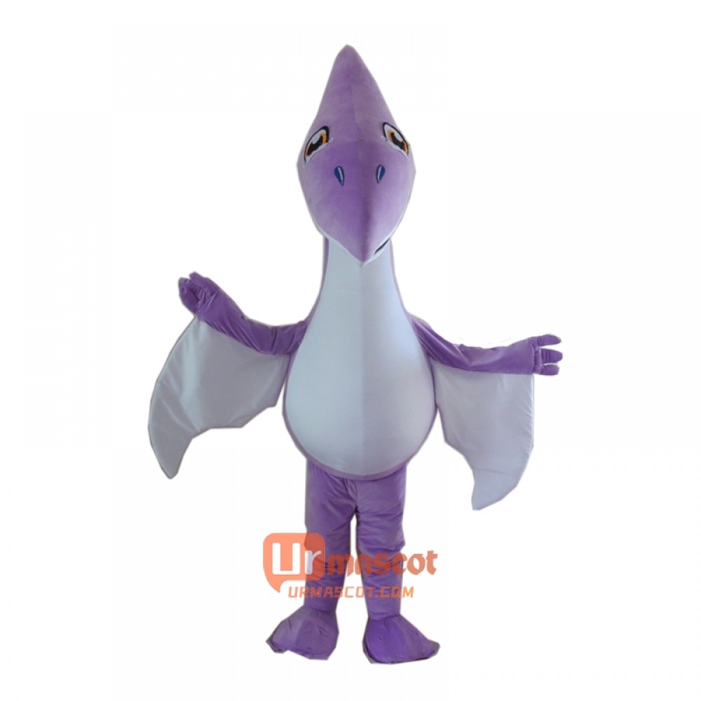 Purple Dinosaur Custom Mascot Cartoon Costume