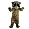 Racoon Wildcat Cartoon Mascot Costume Plush with Mask