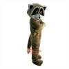 Racoon Wildcat Cartoon Mascot Costume Plush with Mask
