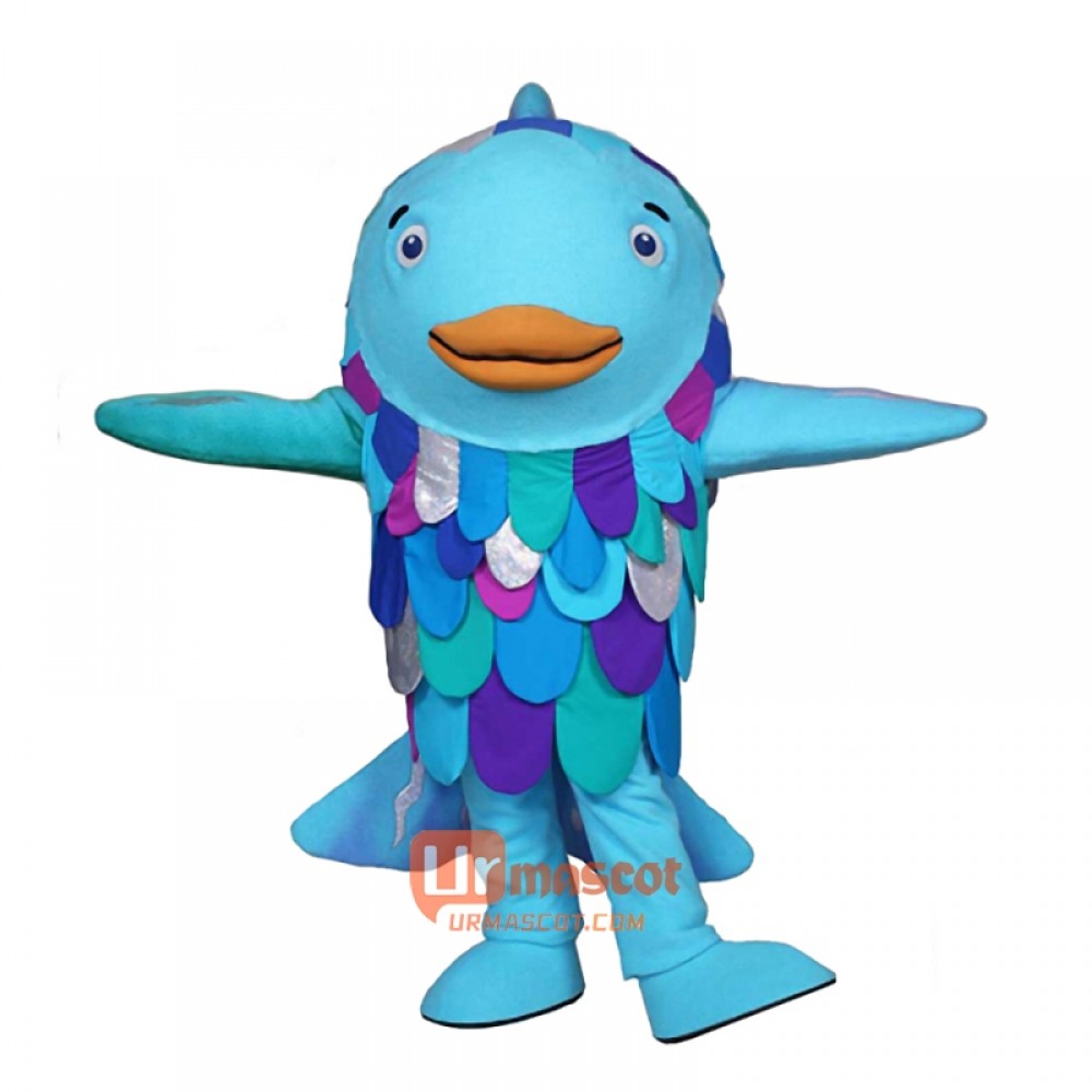Rainbow Fish Mascot Costume Cosplay Outfits