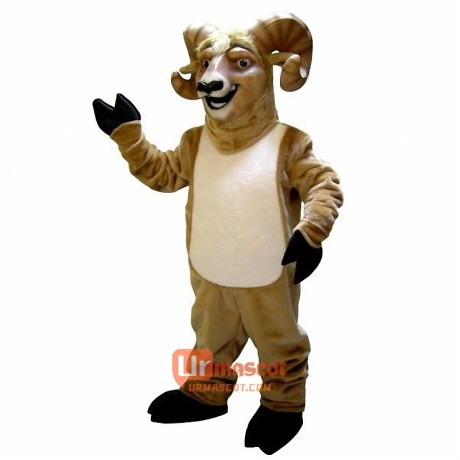 Ram Cartoon Mascot Costume Online Supply