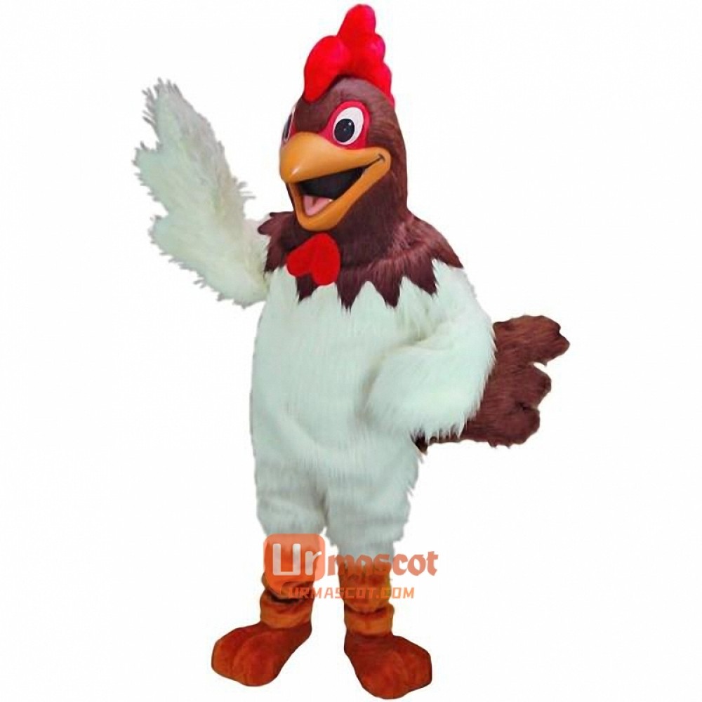 Randy Rooster Cartoon Mascot Costume