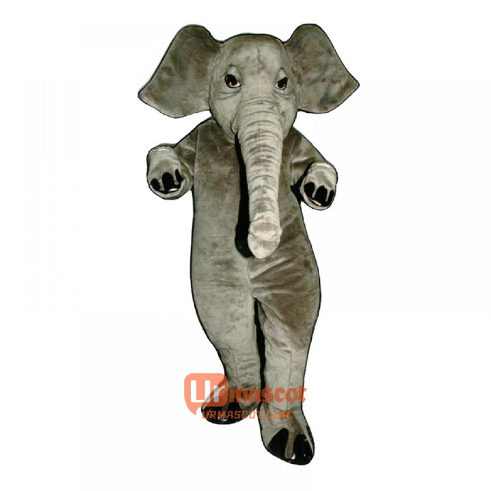 Realistic Elephant Cartoon Costume Mascot
