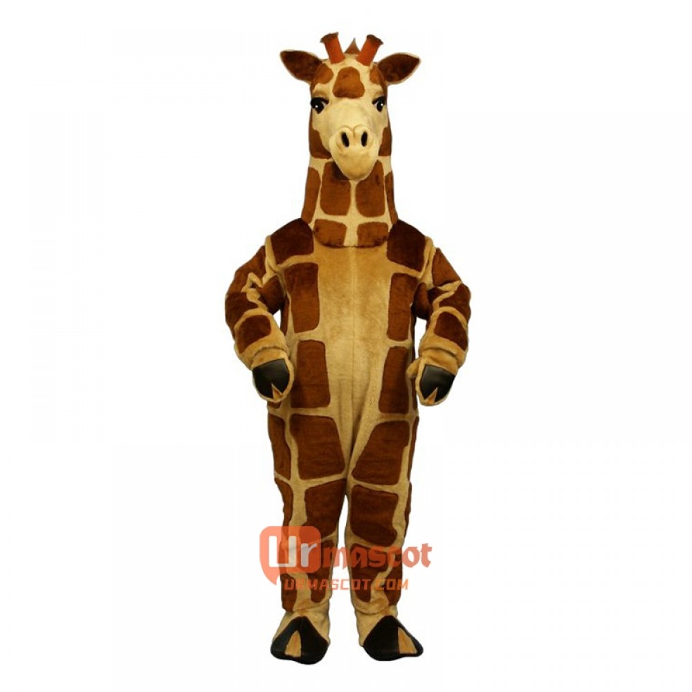 Realistic Giraffe Cartoon Costume Mascot