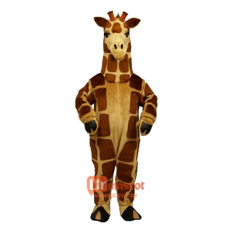 Realistic Giraffe Cartoon Costume Mascot