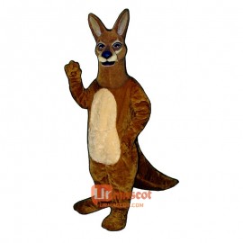 Realistic Kangaroo Cartoon Costume Mascot