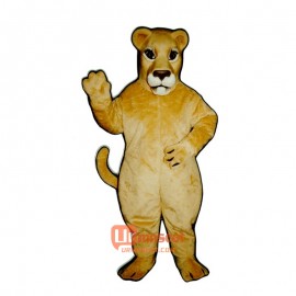 Realistic Lioness Cartoon Costume Mascot